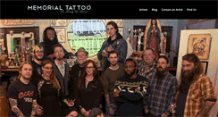 Desktop Screenshot of memorialtattooatl.com
