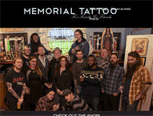 Tablet Screenshot of memorialtattooatl.com